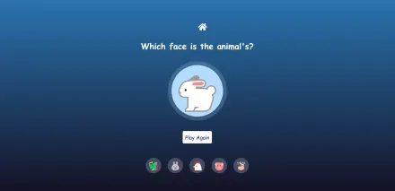 Animal Match Game game