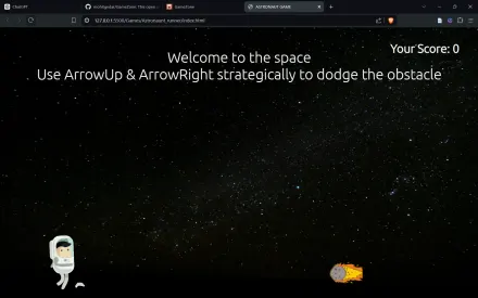 Astronaunt Runner game