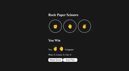 Automated Rock Paper Scissors game