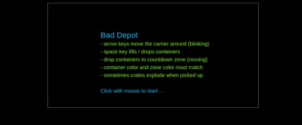 Bad Depot game