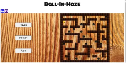 Ball In Maze game