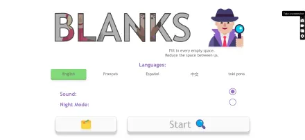Blanks Detective game