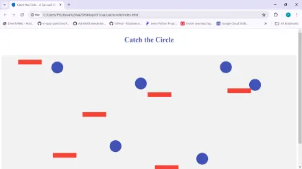 Catch The Circle game