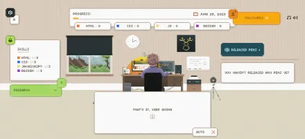 CodePen Simulator game