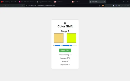 Color Shifter game