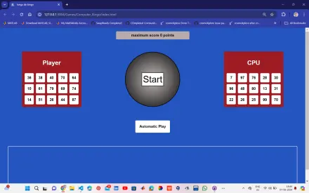 Computer Bingo game