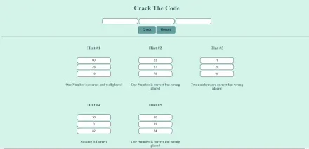 Crack The Code game