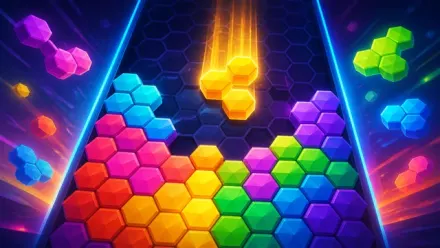 Hextris game