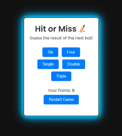 Hit Or Miss game