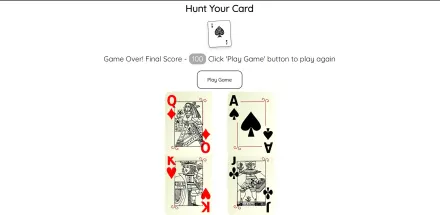 Hunt Your Card game