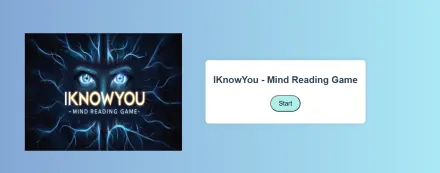 I Know You-Mind Reading Game game