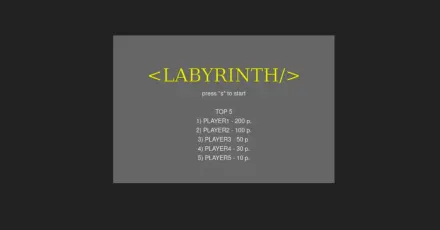 Labyrinth game