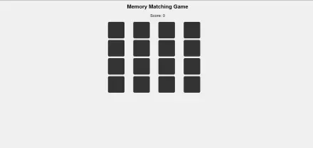 Memory Matching Game game