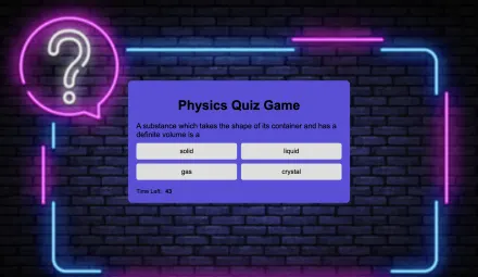Physics Quizz game