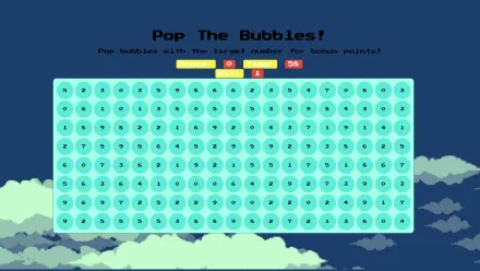 Pop the Bubbles game