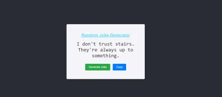 Random Joke Generator game