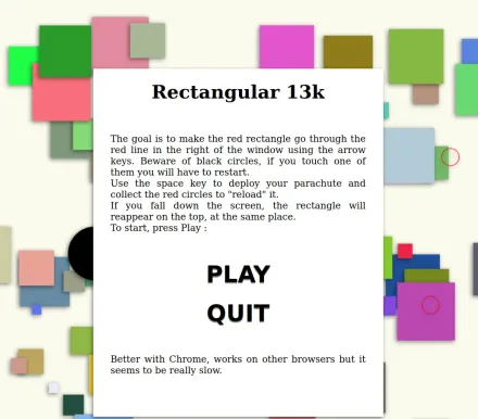 Rectangular game