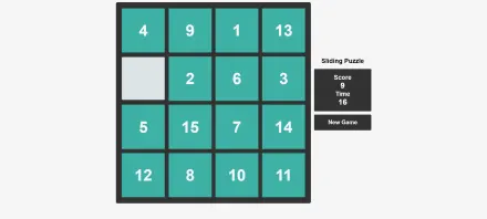 Sliding Puzzle game