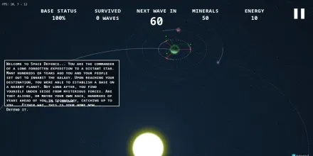 Space Defense game