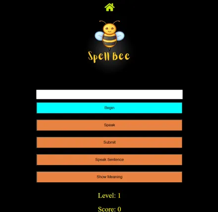 Spell Bee game