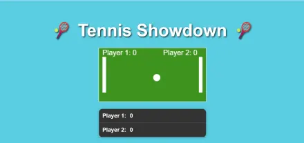 Tennis game