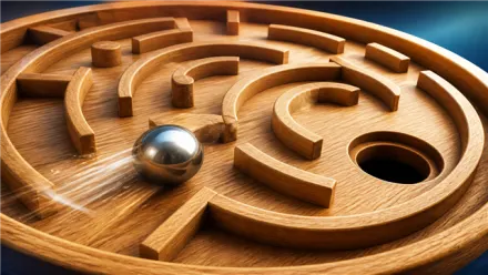 Tilting Maze game
