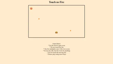 Touch No Fire game