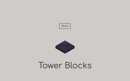 Tower Blocks game