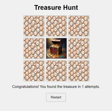 Treasure Hunt game