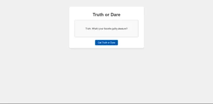 Truth and Dare game