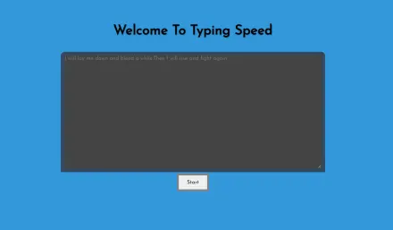 Typing Game game