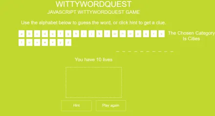 Witty Word Quest game