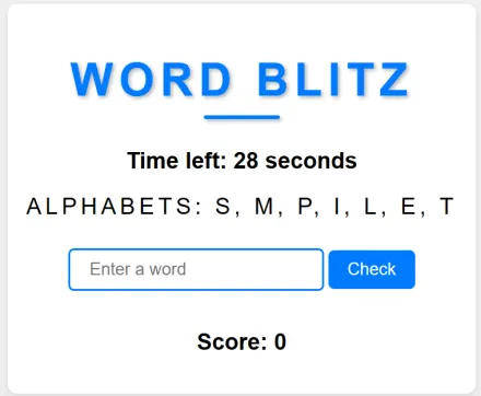 word blitz game