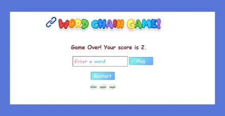 Word Chain game